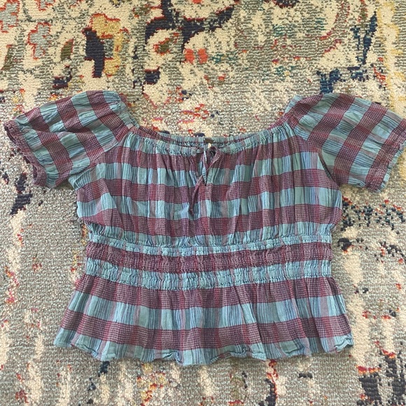 Free People Tops - Free People Cropped Peplum Top